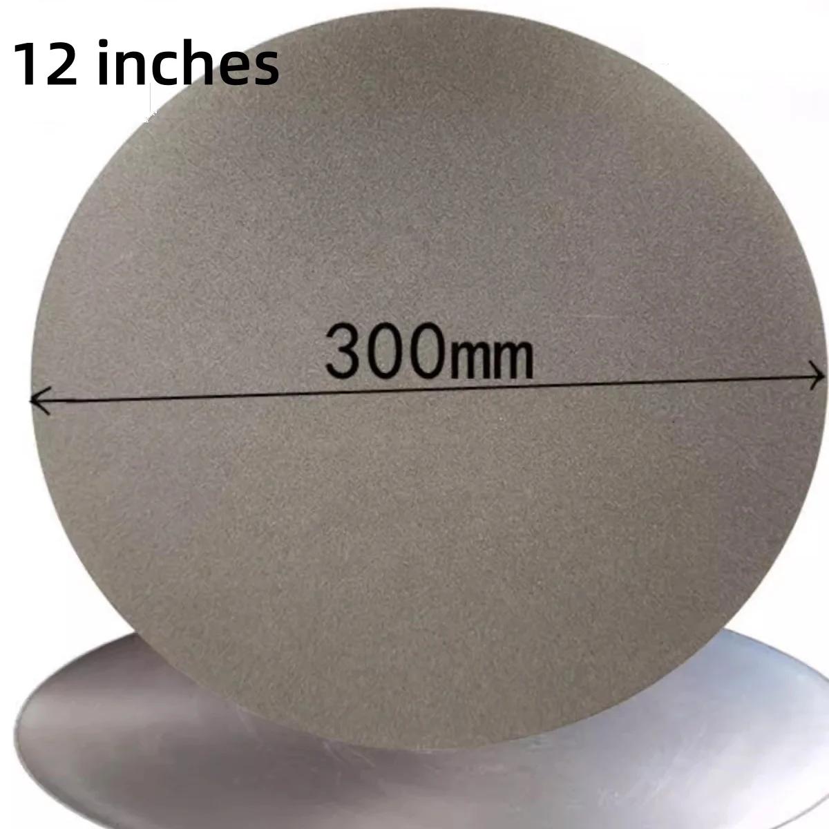 Disque de meulage diamant grain sans trou central 12 "300mm pouces, roues abrasives, disque plat end