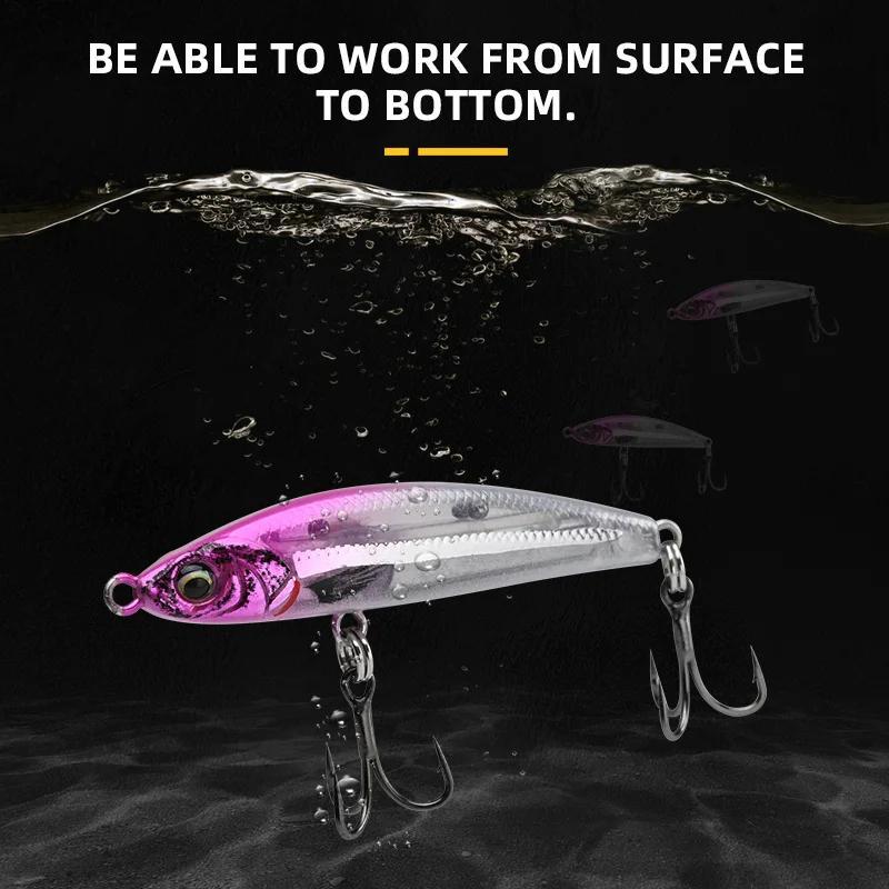 BLUX EXILE 50 crayon à gravité coulant bâton lourd leurre de pêche 50MM 8G eau salée sans lèvres vai