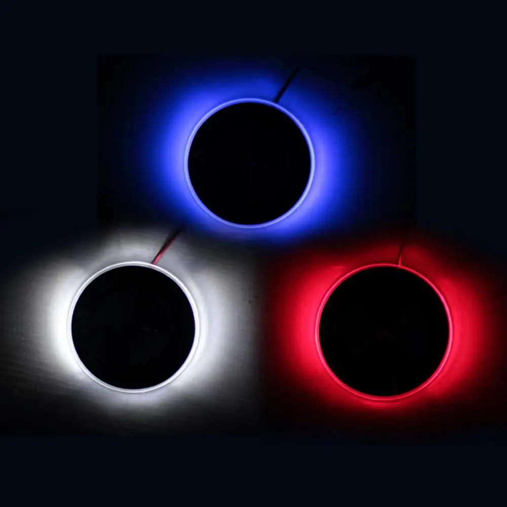 LED 2D Logo de voiture Badge arrière lumière latérale autocollant emblème feu arrière décor pour BMW