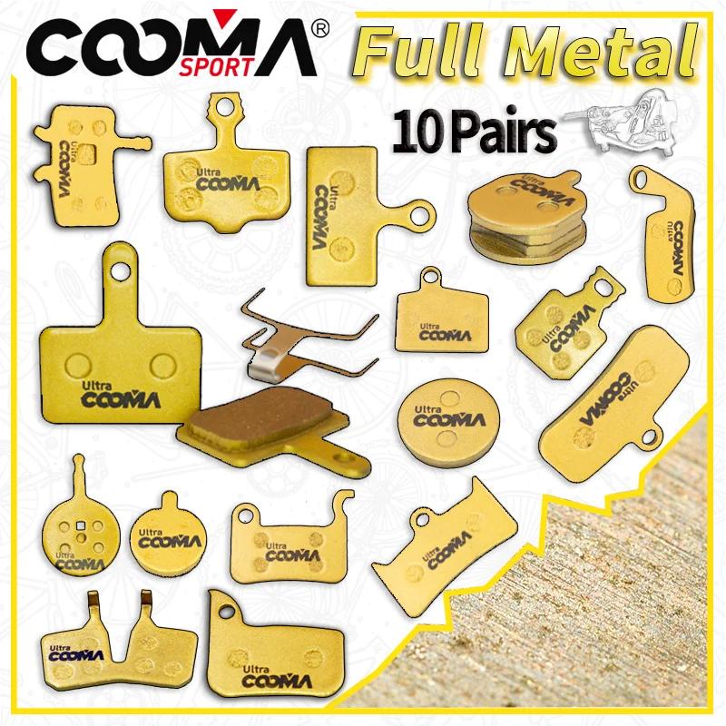 10 paires/20 pièces, plaquettes de frein à disque de vélo entièrement métalliques pour SHIMANO SRAM