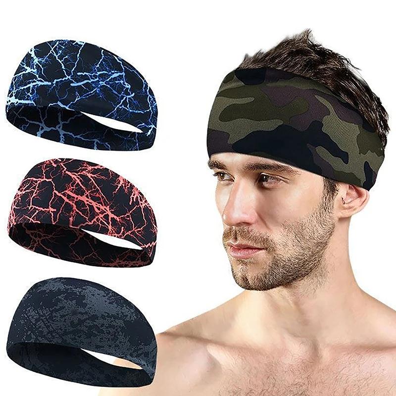 Bandeau sport anti-transpiration unisexe pour fitness, course et yoga - Absorption optimale des cheveux