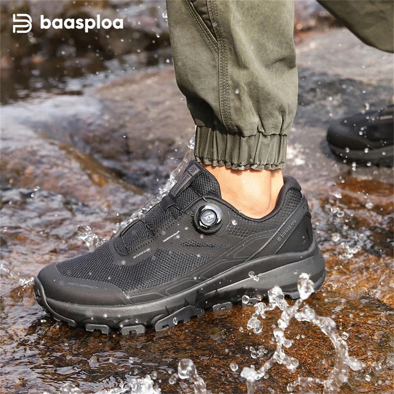 Chaussures randonnée homme Baasploa en maille respirante antidérapantes confortables