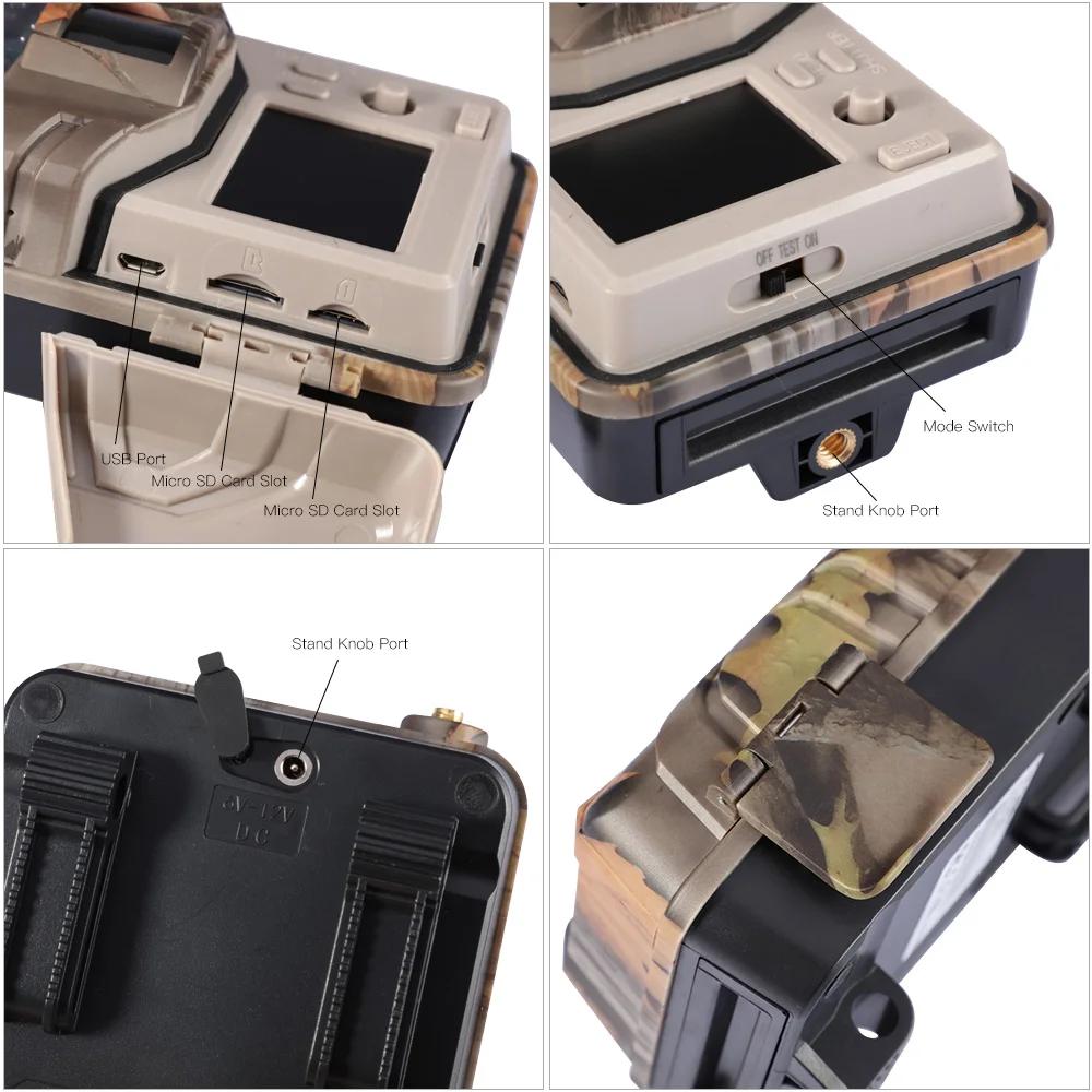 Caméra de chasse 4G 120MP 4K avec application, diffusion en direct 4K, service cloud GRATUIT, pièges