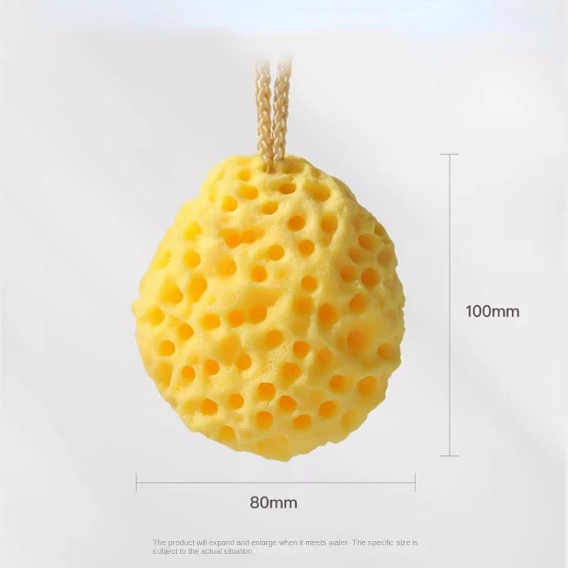 Boule éponge de douche en maille douce, brosse de nettoyage en Nylon pour bébé, mousse de douche, ne