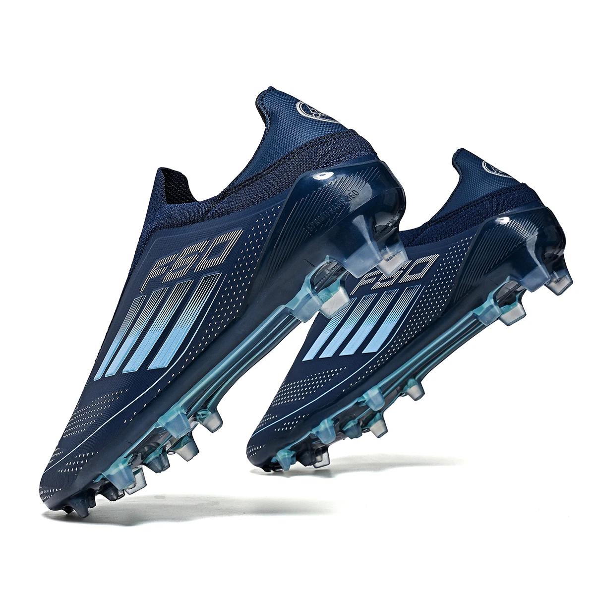 Chaussures de football légères et respirantes pour hommes, chaussures de sport d'extérieur et d'inté