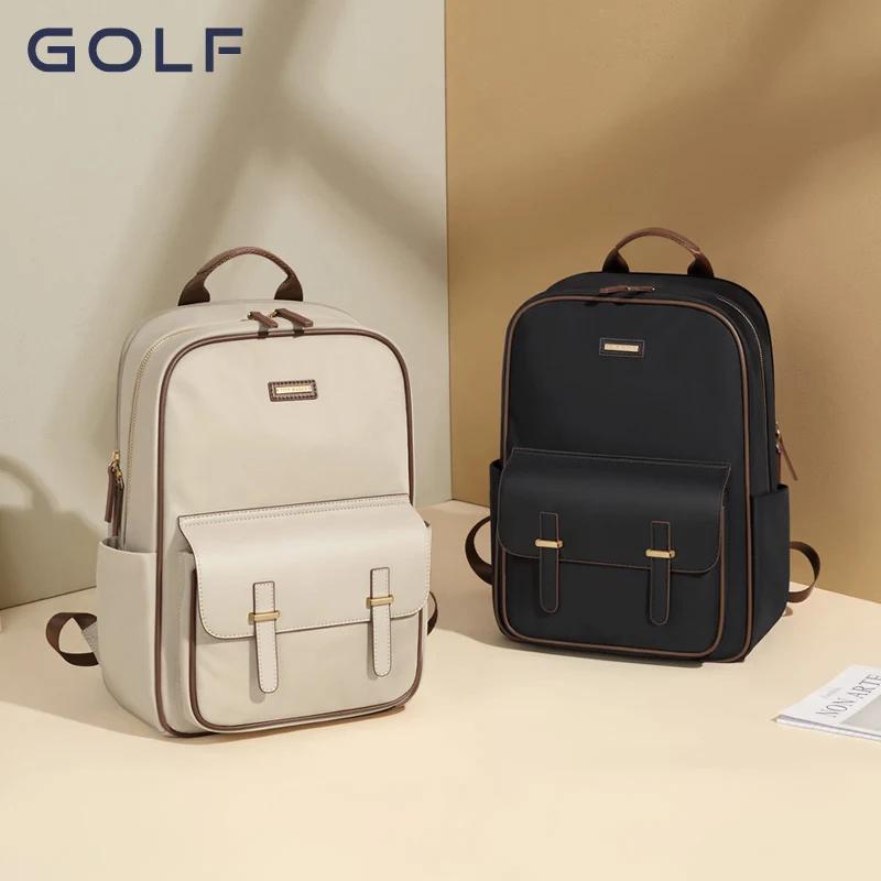 GOLF-Sac à dos Oxford grill pour femme, sac à dos grande capacité pour ordinateur, sac d'école pour