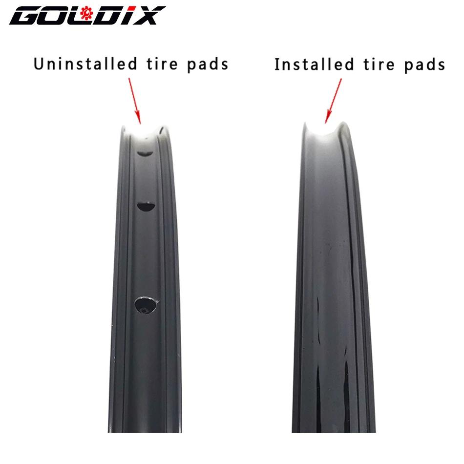 GOLDIX 50m montagne route vélo Tubeless jante bande pour VTT route anneau vide pneu tapis vélo roue
