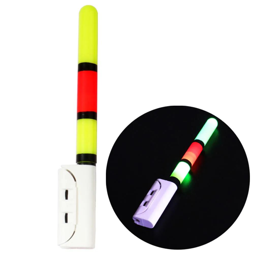 Flotteurs de pêche de nuit améliorés, lumière lumineuse CR425, ensemble de chargeur de batterie au L