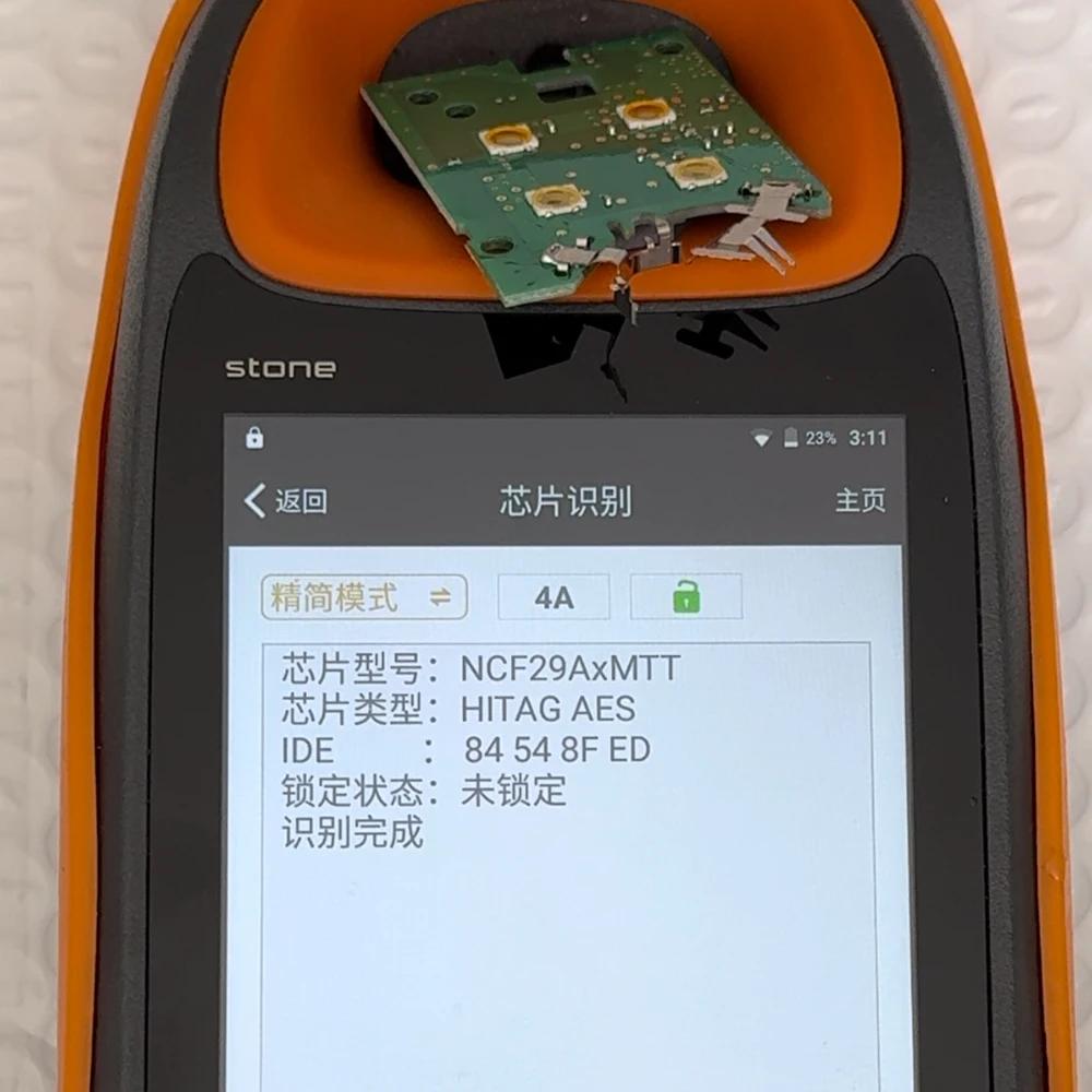 SUPERKEY KR5IK4CH-01 clé intelligente sans clé PCF7953M 4A puce 434Mhz pour 2016 2017 2018 2019 Rena