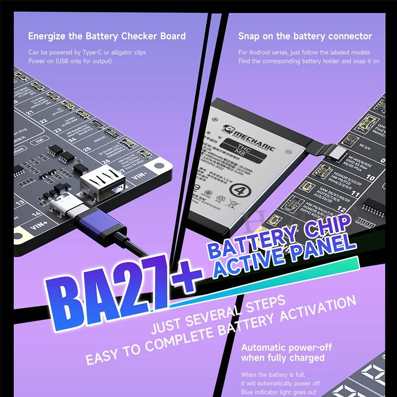 Carte de détection d'activation de batterie mécanique BA27, Charge rapide pour Xiaomi iPhone 6-16 Pr