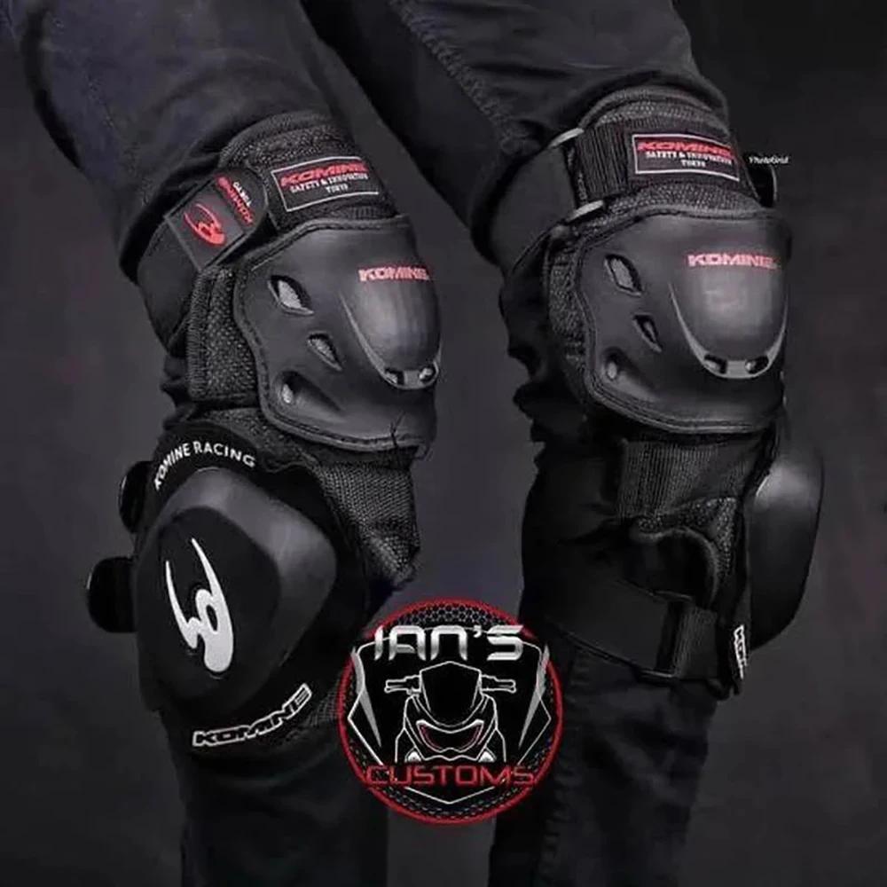 Équipement d'équitation pour moto, genouillères coulissantes, équipement de protection antichoc, cou