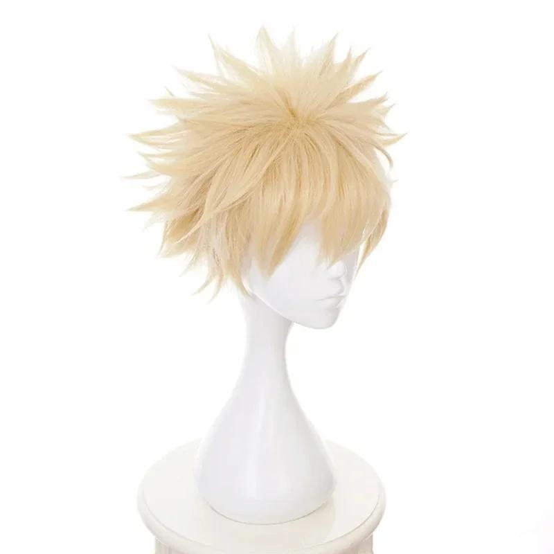 Perruque courte synthétique résistante à la chaleur pour cosplay My Hero Academia Midoriya Izuku Bak
