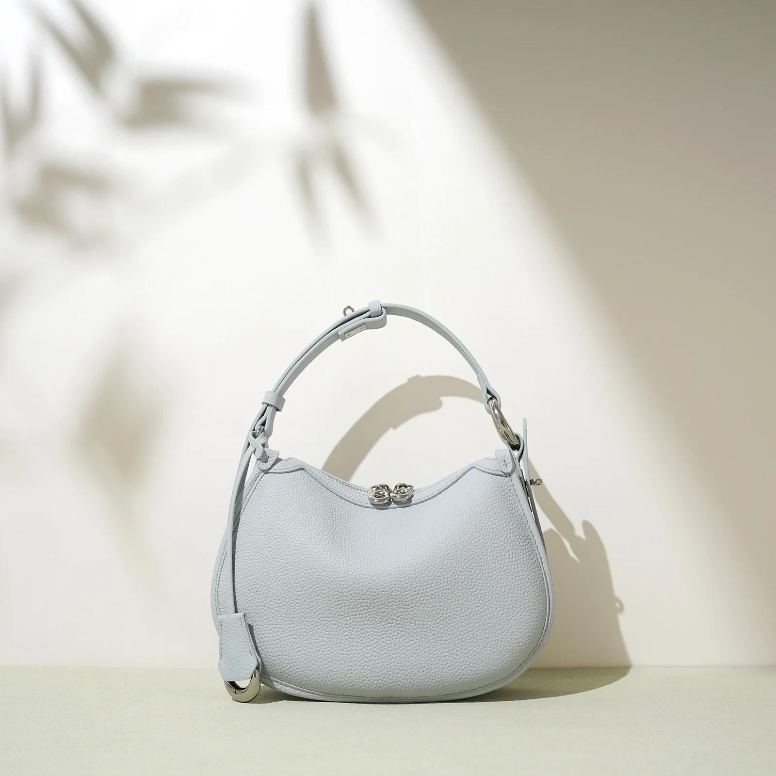 Nouveau Sac à Main de Luxe 2026 en Cuir de Vachette Véritable pour Femme – Sacs Sous le Bras Tendanc