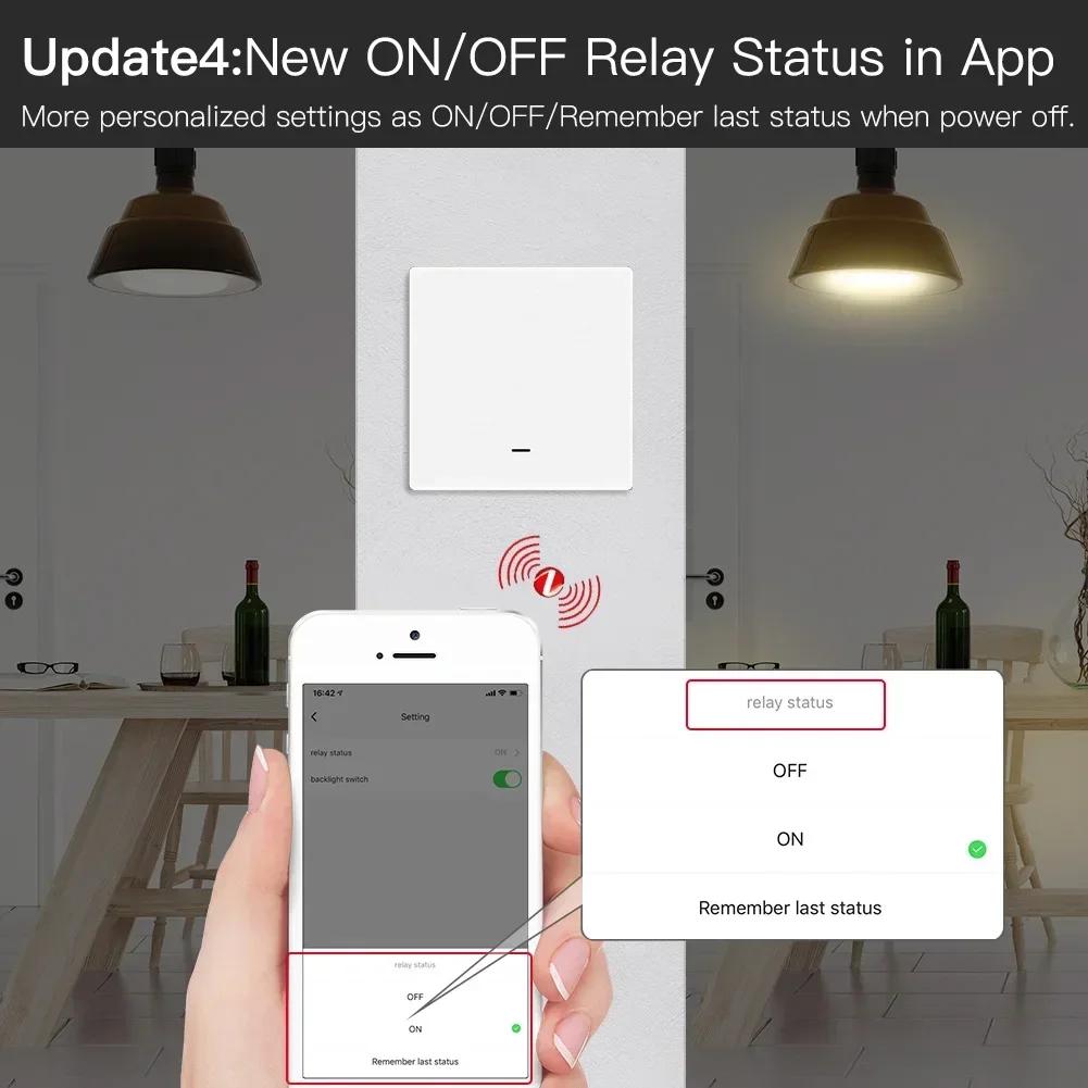 MOES – interrupteur d'éclairage intelligent Tuya ZigBee 2mqtt, 2/3 voies, sans fil neutre, aucun con