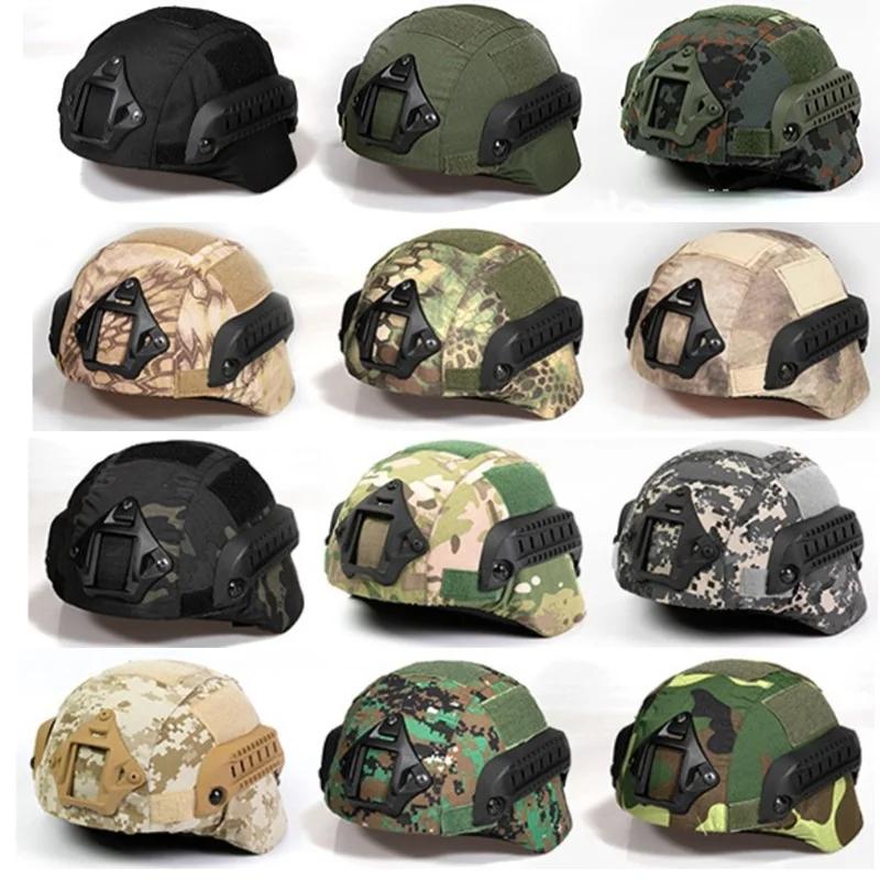 Housse de casque Multicam, housse de casque tactique Airsoft pour casque militaire MICH 2000, équipe