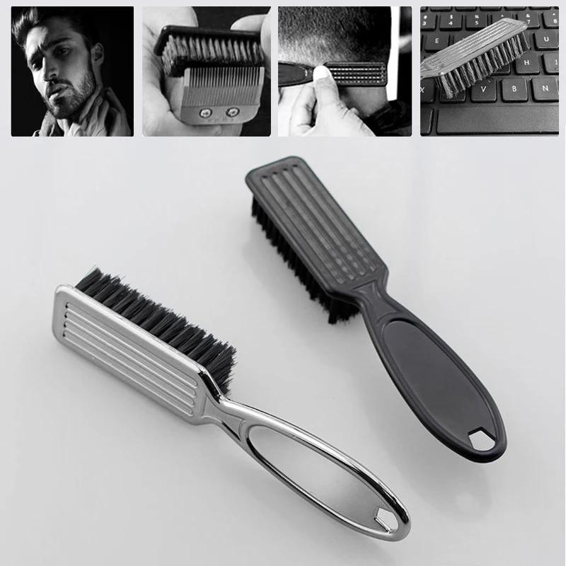 Six couleurs petite barbe style brosse Logo professionnel rasage barbe brosse barbier Vintage huile