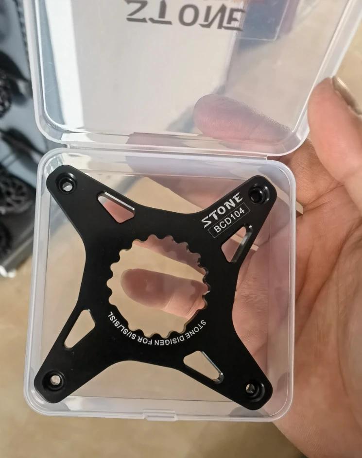 Adaptateur araignée pour chaîne de vélo, pour canondal, conversion en BCD104 4 boulons