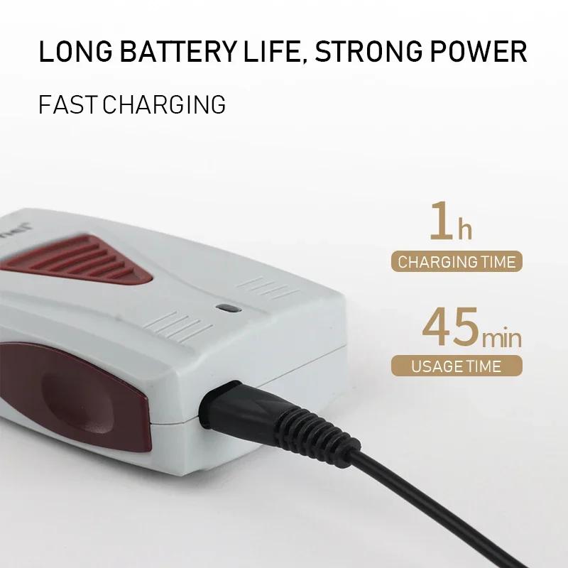 Kemei KM-3382 rasoir électrique pour hommes USB charge Machine à raser rasoir sans fil mâle professi