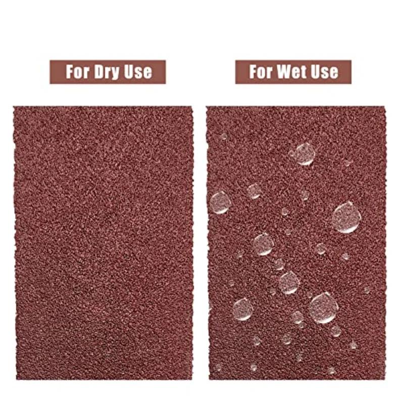 Rouleau de papier de verre 2/6/8 M, abrasif continu prêt à couper le tissu émeri pour ponceuse à tam