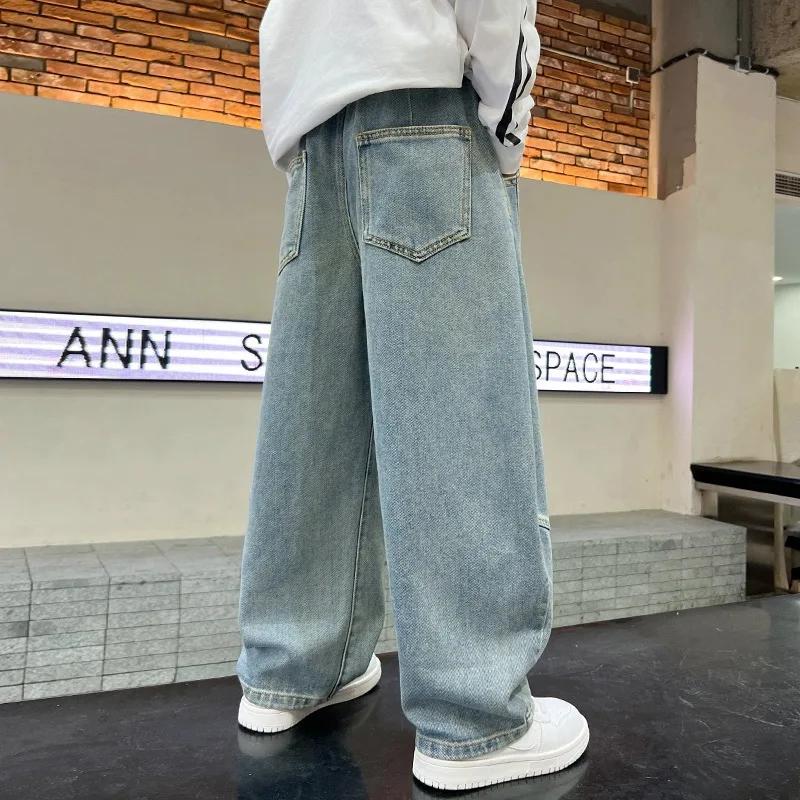 Jeans pour garçons Printemps 2026 – Pantalons tendance pour enfants de 3 à 12 ans – Pantalons décont