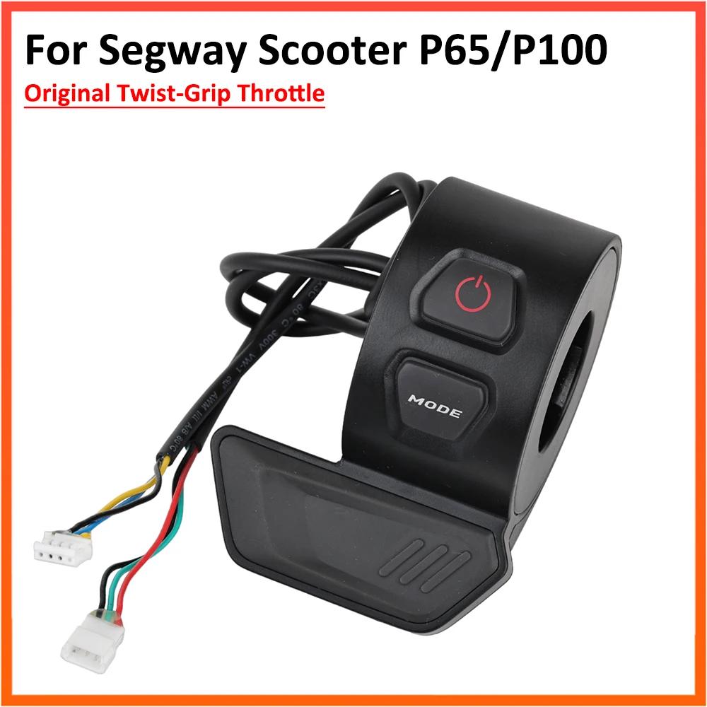 Accélérateur à poignée torsadée d'origine pour Scooter électrique Segway Kickscooter P65 P100, pièce