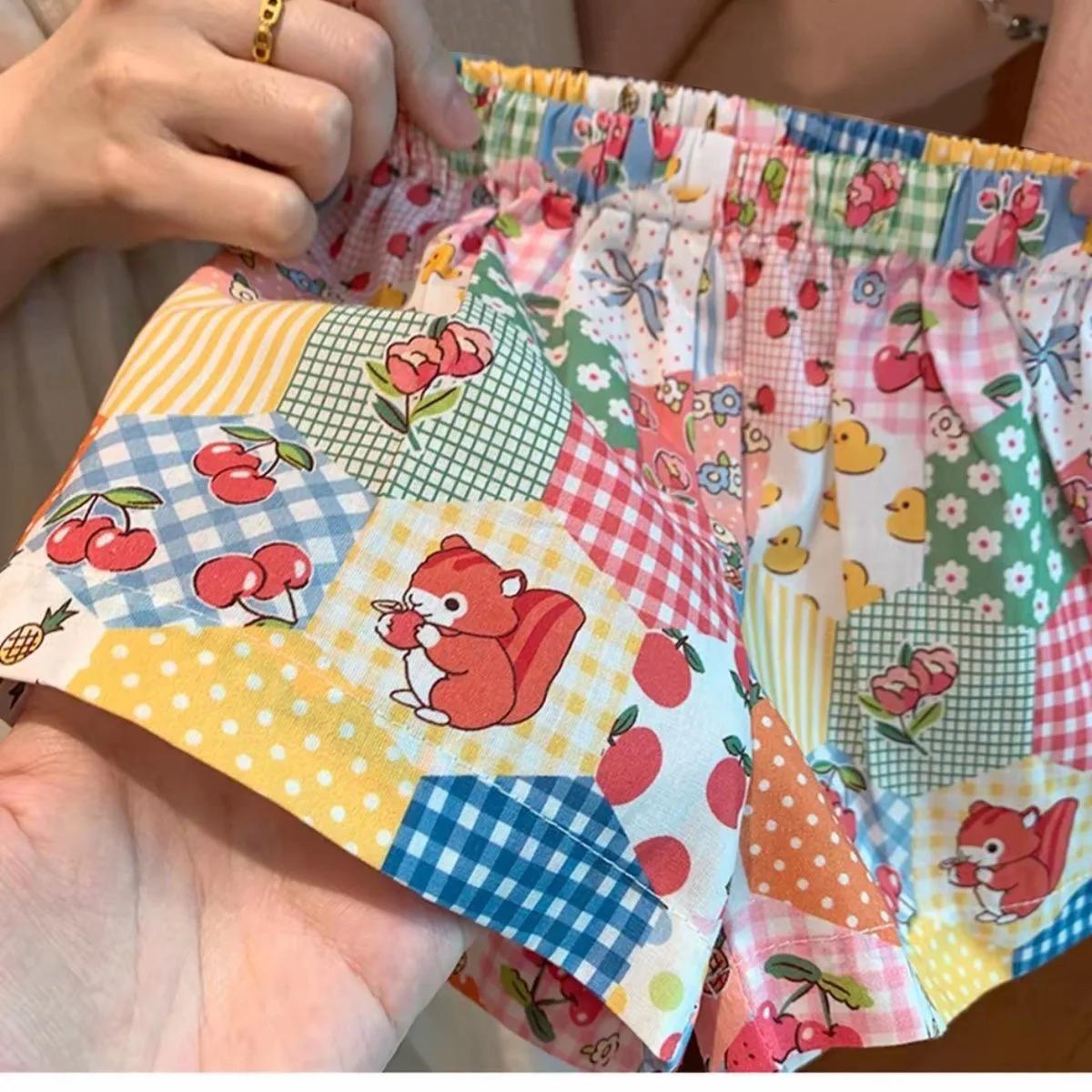 Sanrio – ensemble de vêtements de maison pour filles, Hello Kitty, imprimé de dessins animés, pour e