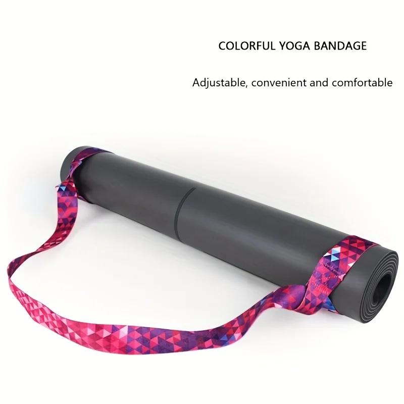 Sangle de tapis de Yoga réglable, sangle d'épaule, sangle extensible de sport, sangle de rangement p