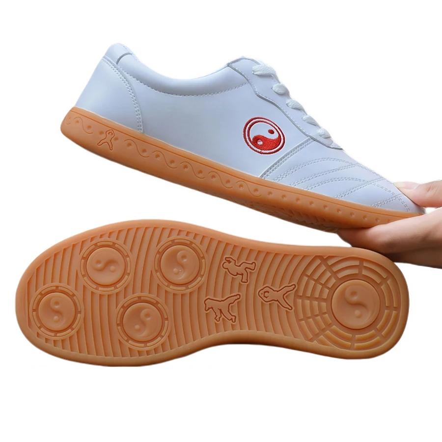 Chaussures tai chi souples seniors - Semelle cuir antidérapante pour arts martiaux et entraînement physique