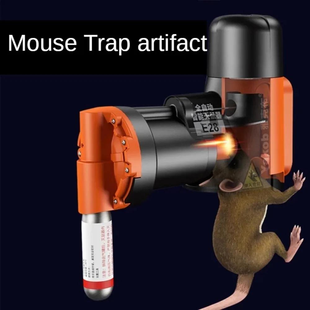 Kit de Piège à Rats et Souris Intelligent, existent, Non Toxique, Multi-Attrape, Cylindres de CO2, 2