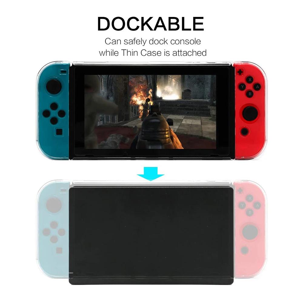 Étui rigide transparent acoplable pour Nintendo Switch 3 en 1, housse de protection pour Nintendo Sw