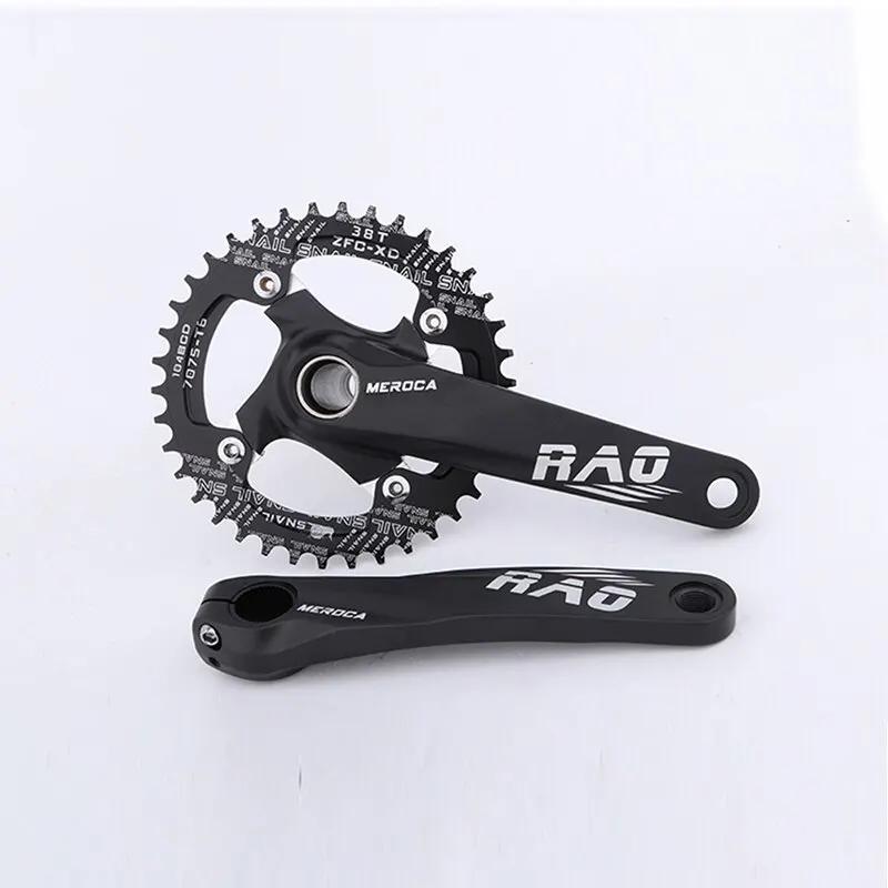 Vélo de montagne manivelle 170mm avec boîtier de pédalier 104BCD 34T 36T 38T vélo Chainring en allia