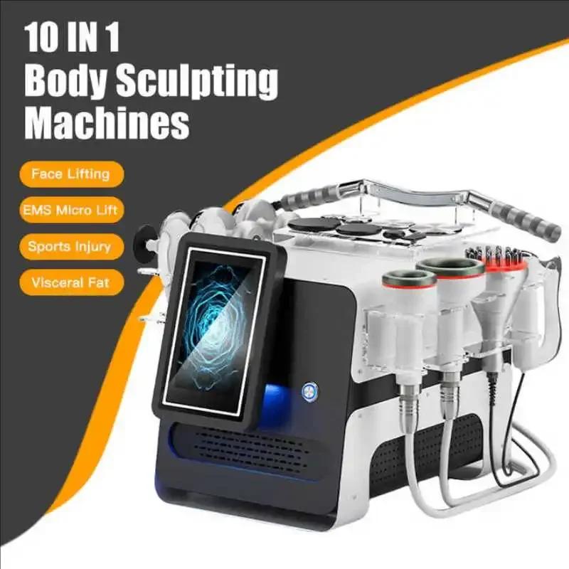 Appareil de Cavitation EMS et Vide 448k Cet Ret 10-en-1 pour Sculpture Corporelle, Perte de Poids Ra