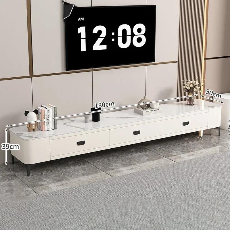 Meubles De télévision simples nordiques Glamour rangement européen salon moderne meuble De télévisio