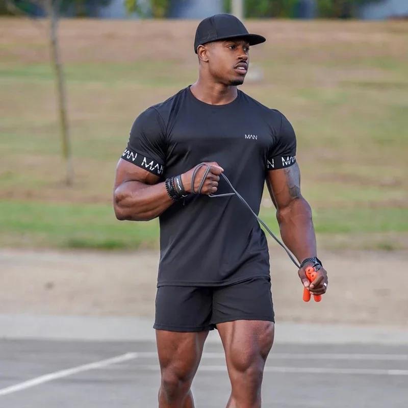 T-shirt de compression pour homme 2026 - Coupe ajustée, séchage rapide pour sport, course et gym