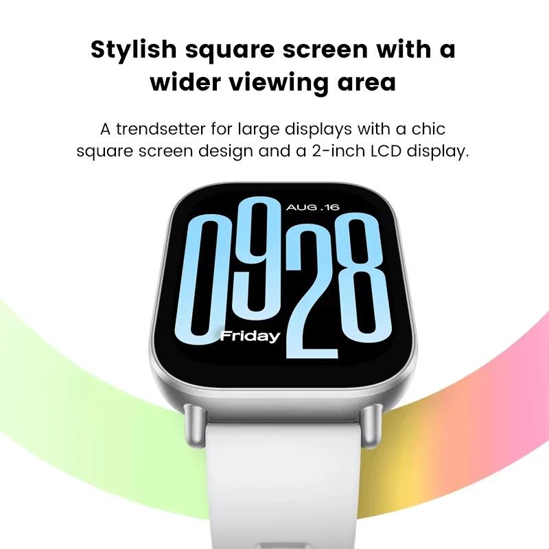 Version mondiale Xiaomi Redmi Watch 5 Active 2 ''affichage jusqu'à 18 jours d'autonomie plus de 140