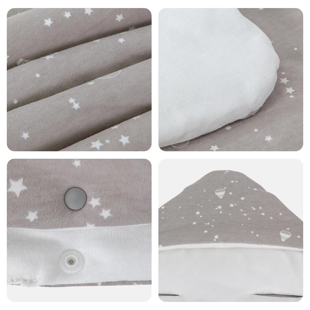 Couverture pour nouveau-né de 0 à 12 mois, siège de voiture pour bébé, emmaillotage en coton doux av