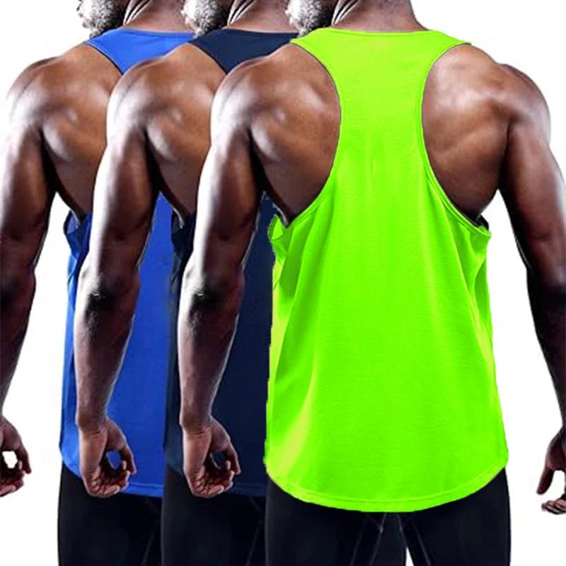 Débardeur de course pour hommes, gilet de Sport d'été, séchage rapide, débardeur d'entraînement, Sin