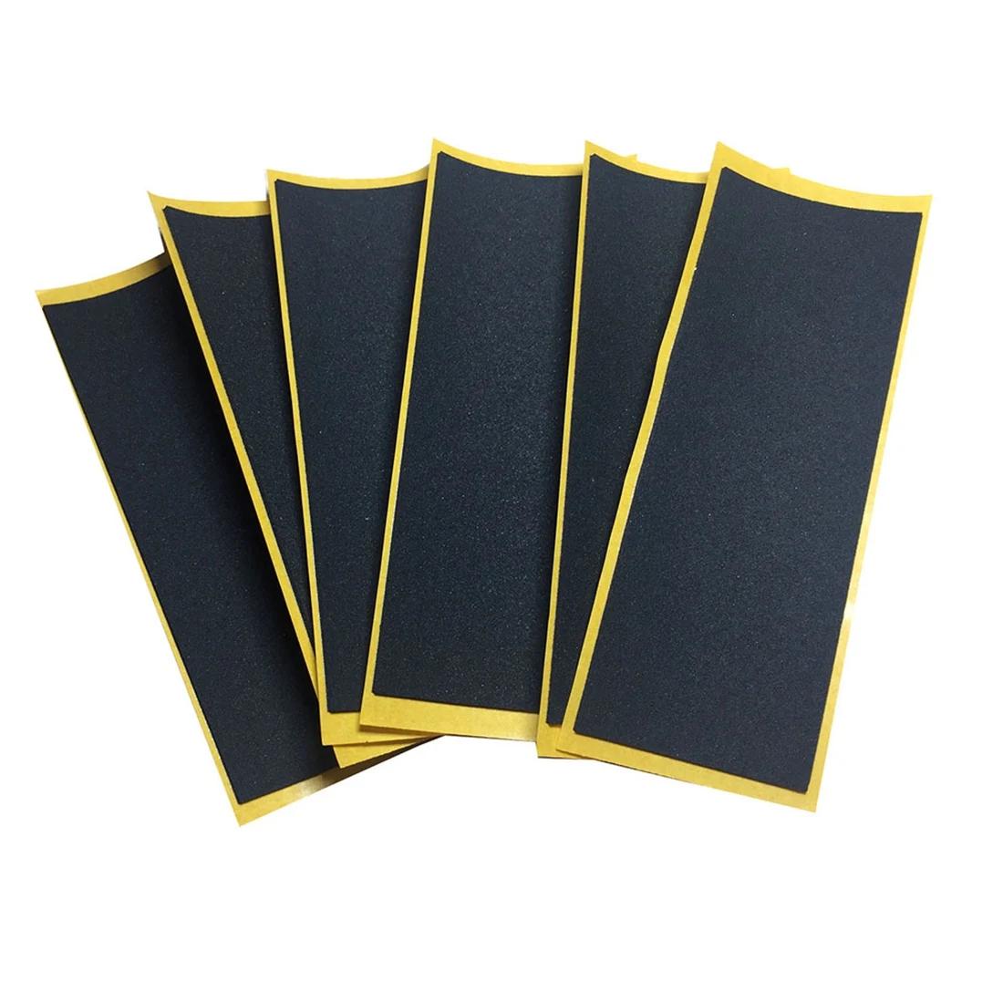 Autocollants noirs pour touche, bande arina non coupée, en mousse, 38mm x 110mm, 20 pièces/lot
