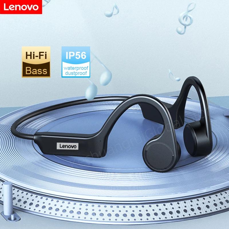 10 pièces d'origine Lenovo X4 Conduction osseuse sans fil Bluetooth écouteur Hifi oreille-crochet ca