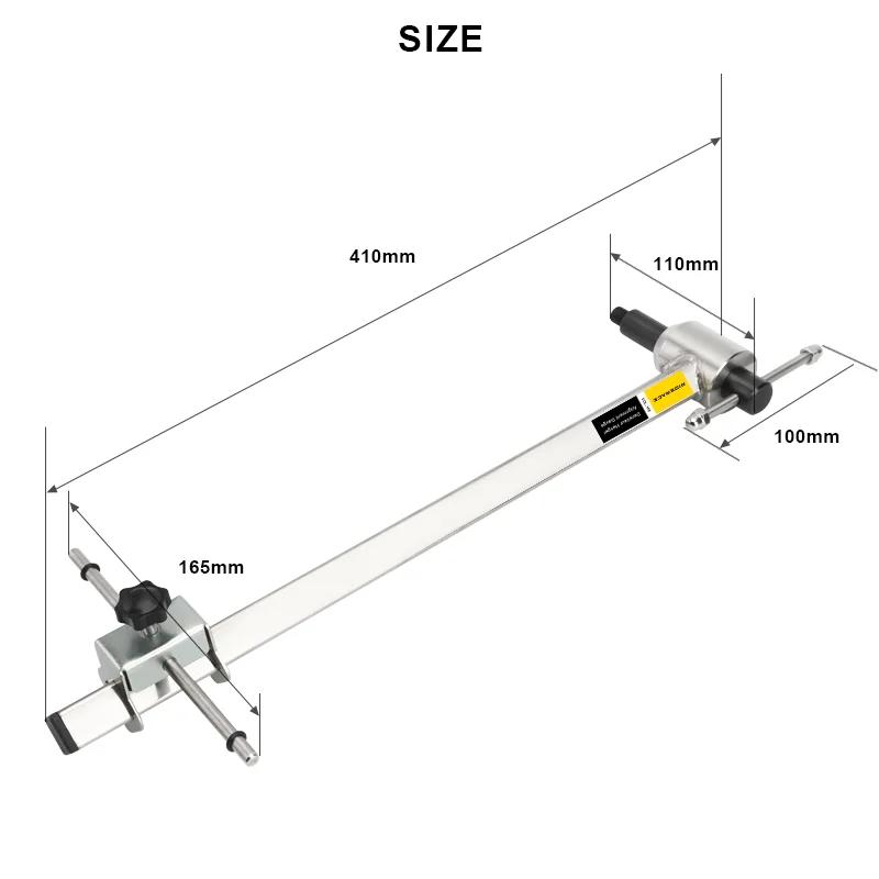 Jauge d'alignement de cintre de dérailleur de vélo, outil de réparation de mesure professionnel pour