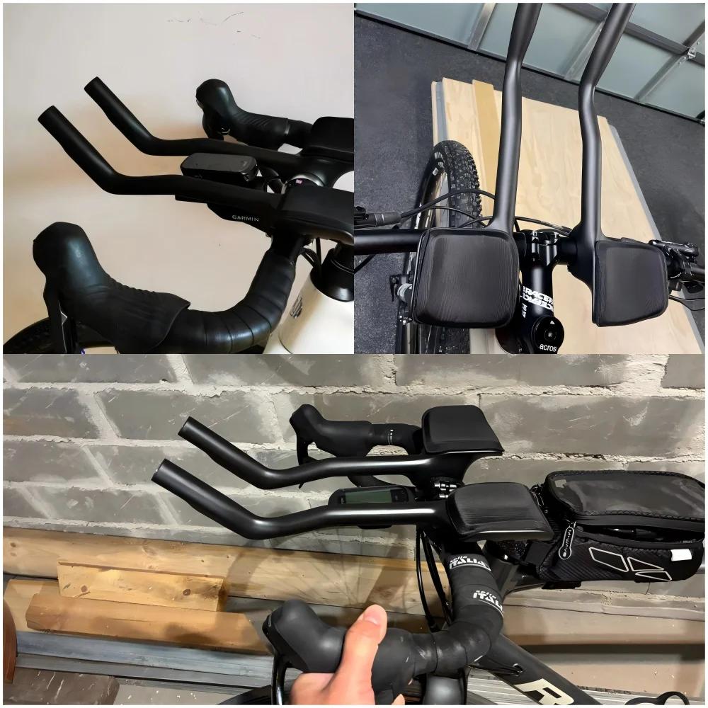Barre de repos de vélo en carbone RXL SL 31,8 mm 30 ° /40 ° /50 ° Clip de guidon de triathlon sur