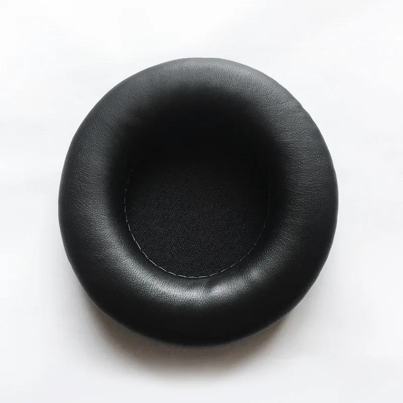 Coussinets d'oreille en mousse de cuir éponge pour casque, housses de coussin, 40mm, 50mm, 55mm, 60m