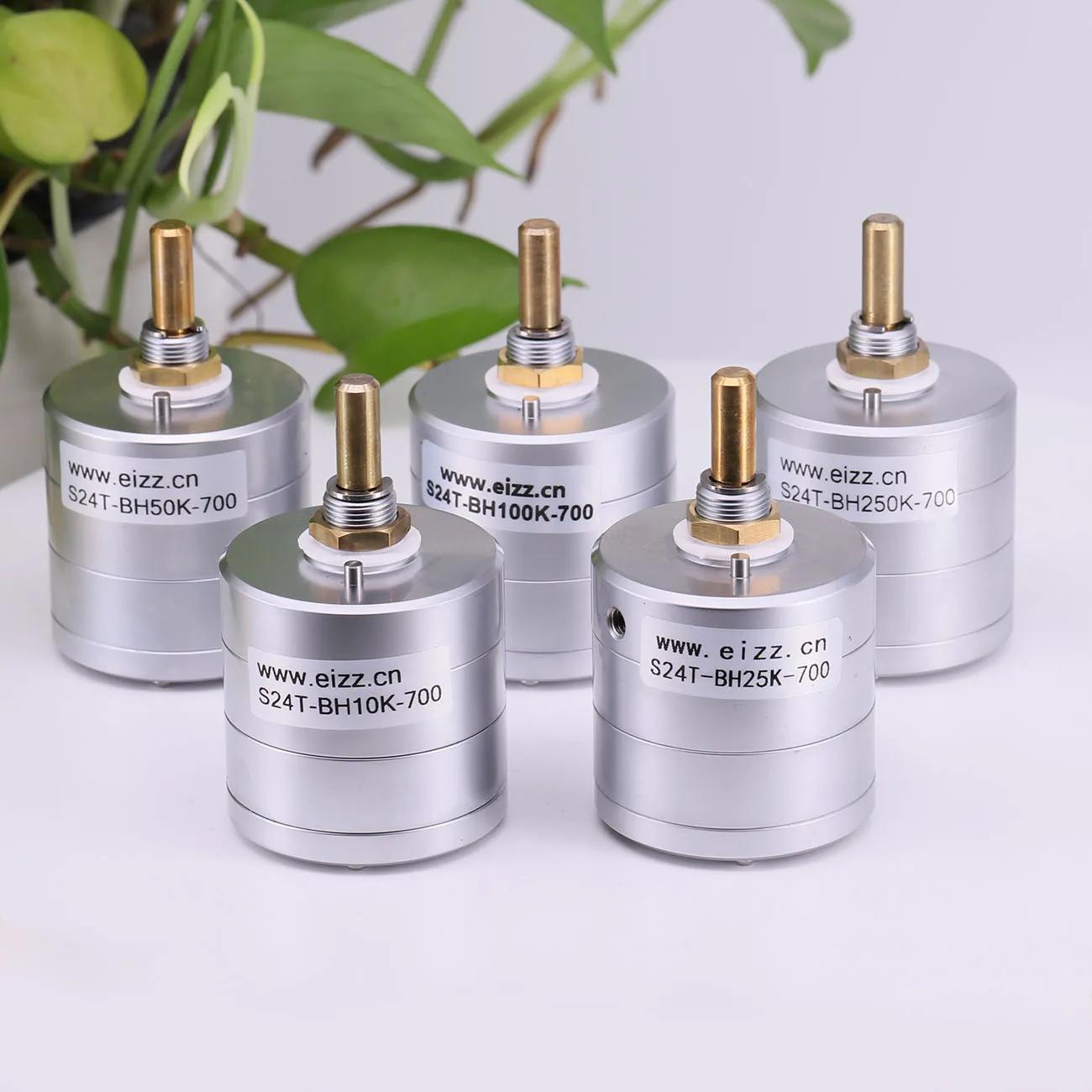 1PC EIZZ Potentiomètre de volume mono/bi-canal 4 canaux 10K 25K 50K 100K 250K 24 pas, Atténuateur au