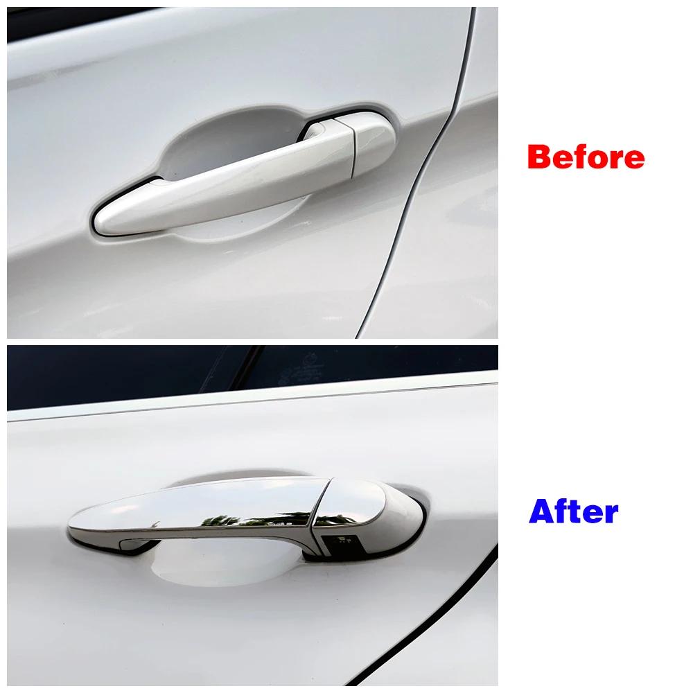 Autocollant en Acier Inoxydable pour Poignée de Porte Extérieure de Voiture, Accessoire pour BMW bro