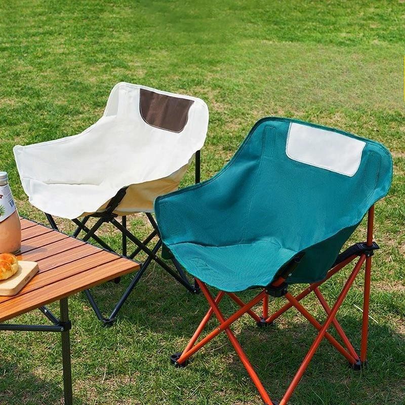 Chaise pliante d'extérieur, chaise de camping légère et portable pour les voyages, la pêche, la rand
