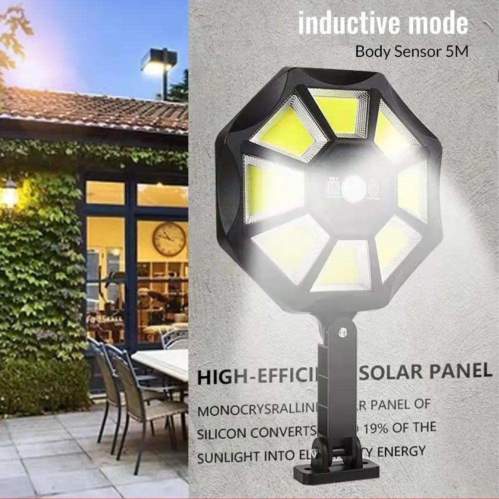 Lampes solaires LED étanches avec détecteur de mouvement, budgétaire de sécurité extérieur, applique