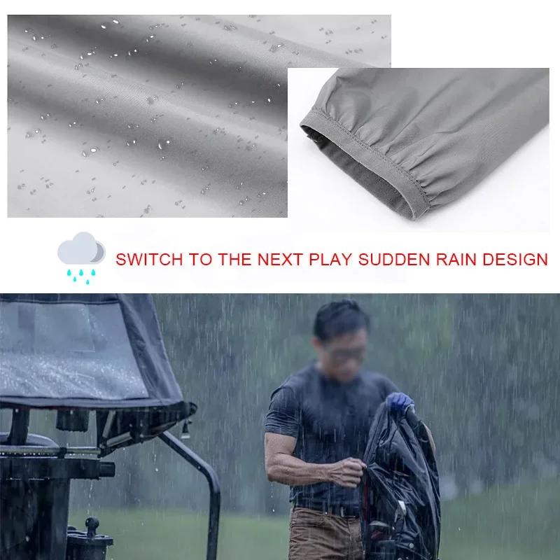 Veste pluie golf imperméable légère - Protection UV séchage rapide - Homme femme sports extérieur