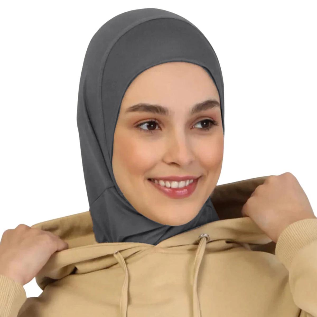 Foulard en chanvre de couleur unie pour femmes, prêt à l'emploi, couvre-cou, Hijabs de sport, châles