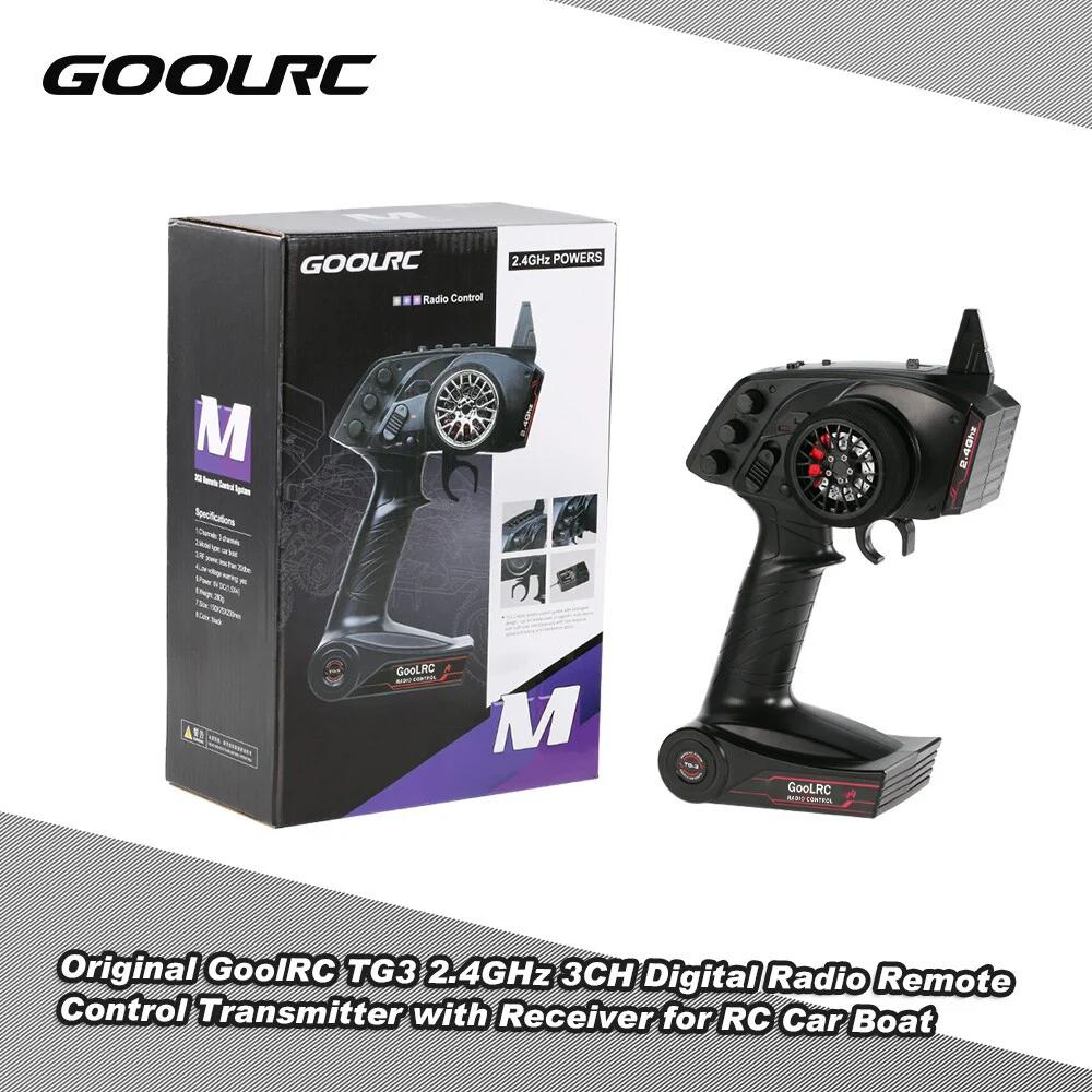 GoolRC TG3 2.4GHz 3CH transmetteur de télécommande radio numérique avec récepteur pour bateau de voi