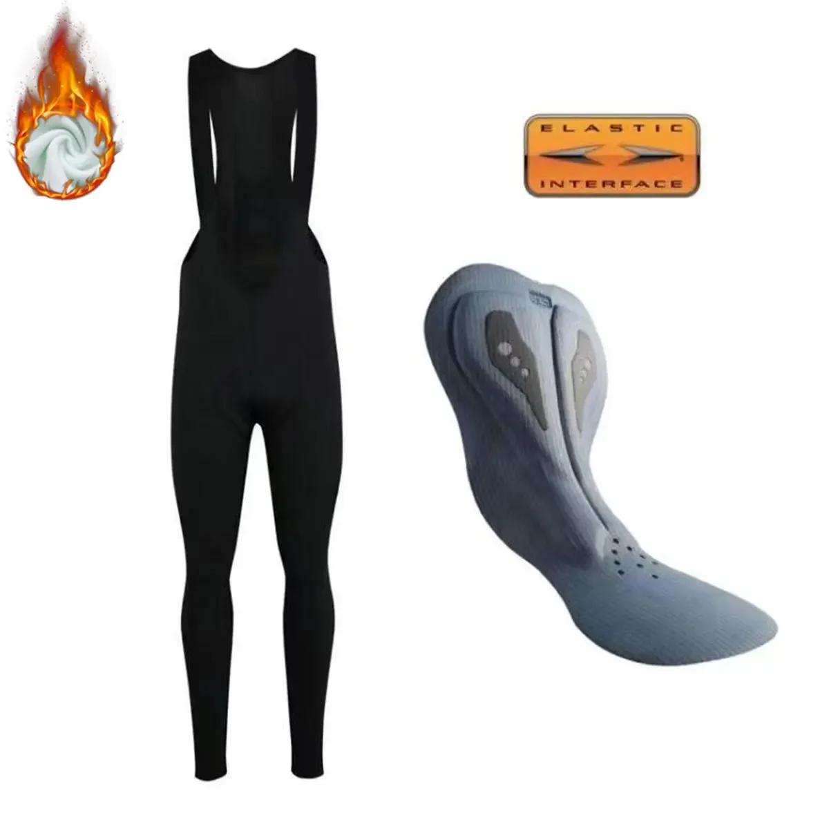 Coussin de siège de vélo italien, bavoir thermique en polaire pour l'hiver, pantalon de cyclisme, ga